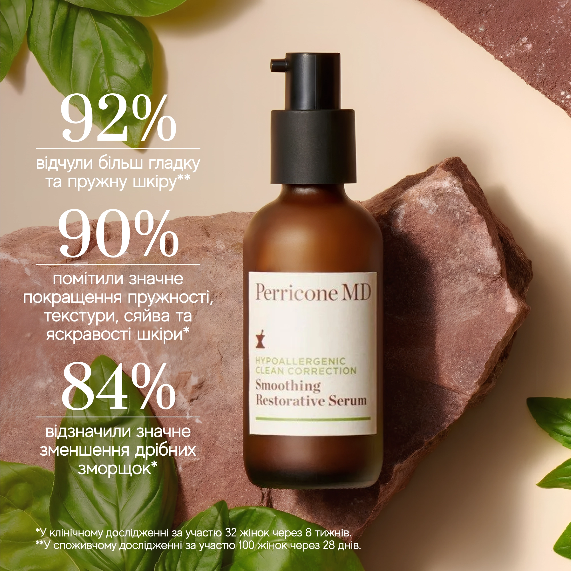 HYPPOALLERGENIC CLEAN CORRECTION SMOOTHING RESTORATIVE SERUM - 4 - Perricone MD